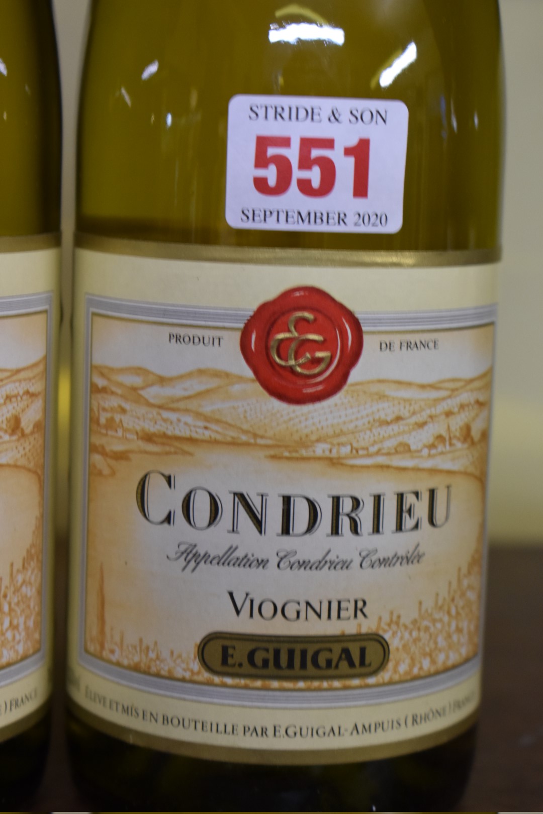 Two 75cl bottles of Condrieu, 1991, E Guigal. (2) - Image 2 of 3