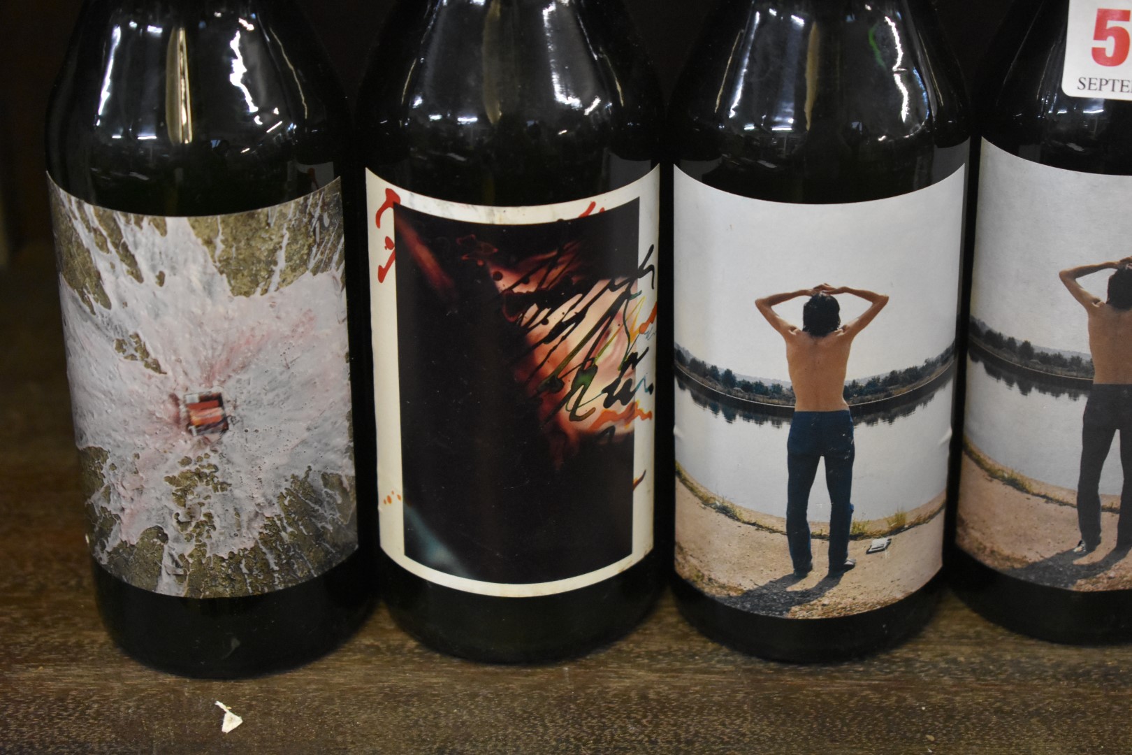 Six 27.5cl bottles of Beck's limited edition 'contemporary art' label lager, comprising: examples by - Image 2 of 6