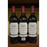 Three 75cl bottles of Chateau Verdignan, 1996, Cru Bourgeois Haut-Medoc. (3)