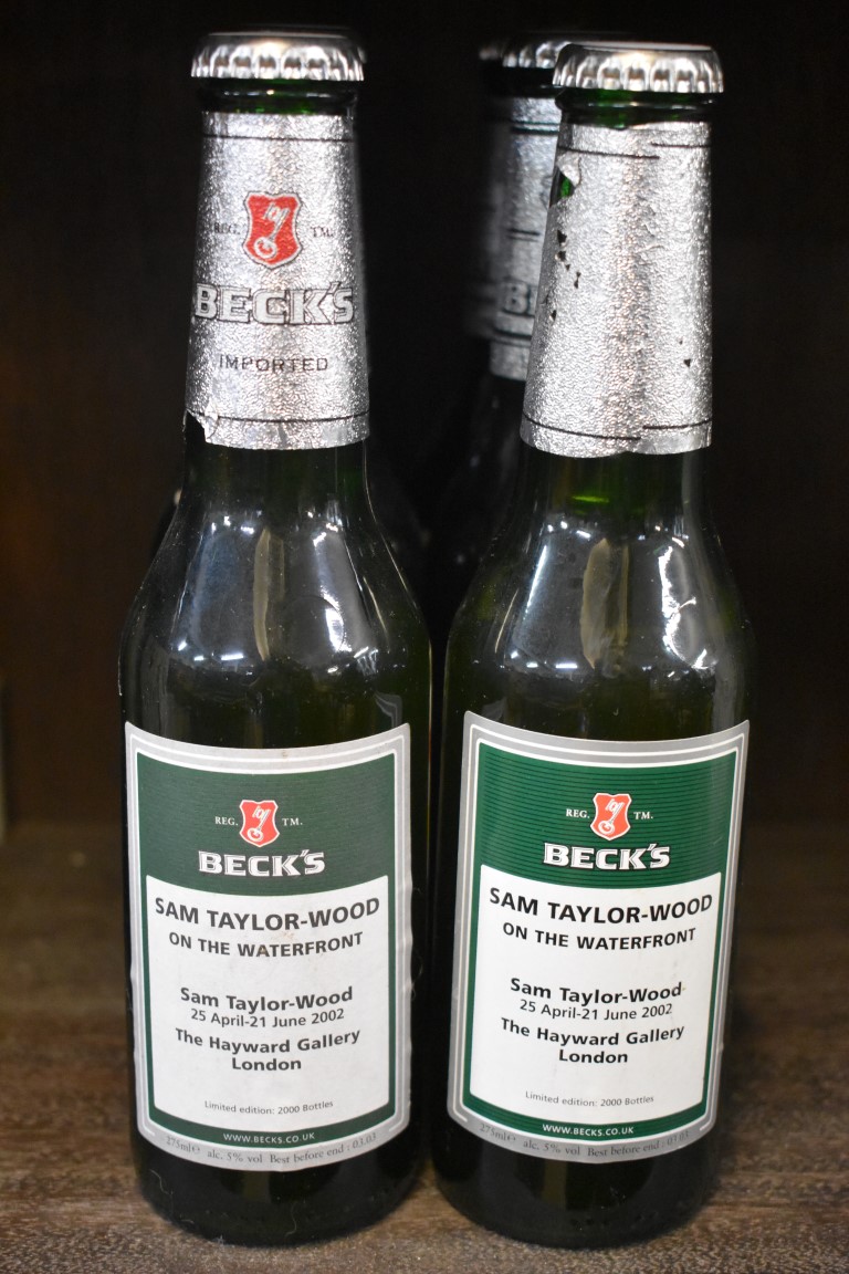 Six 27.5cl bottles of Beck's limited edition 'contemporary art' label lager, comprising: examples by - Image 4 of 6