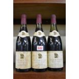 Three 75cl bottles of Hermitage, 1974, Parisot. (3)