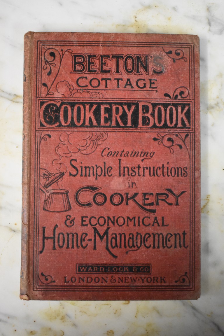 COOKERY MANUSCRIPT: late 19thc volume of manuscript of cookery receipts, 12mo, spine partially - Image 2 of 6