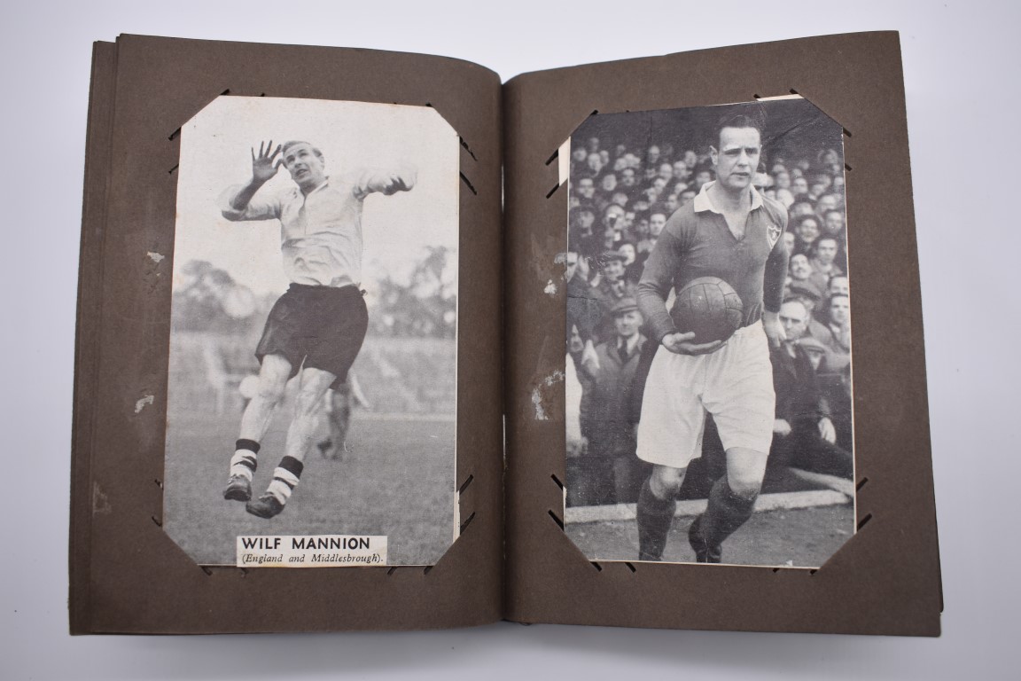 POSTCARDS: FOOTBALL: small album of approx 52 postcards, football teams and players circa mid-20thc, - Image 4 of 4