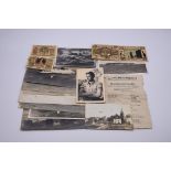 U-BOATS: small collection of vintage monochrome photographs depicting German U-boats, with some