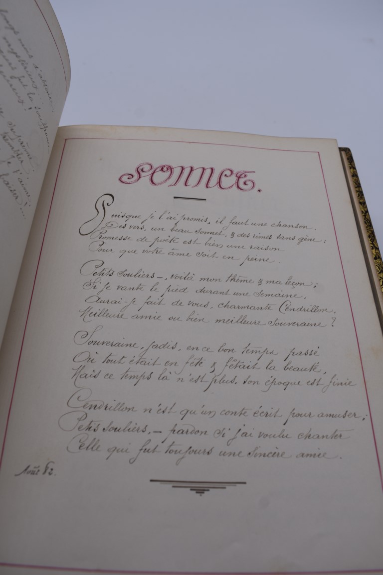 FONTENEY (Ernest, compiler): neatly arranged commonplace book of manuscript verse and prose dated - Image 9 of 9