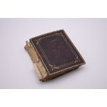 VICTORIAN AUTOGRAPHS AND LETTERS: a collection contained in small album of period, lower cover
