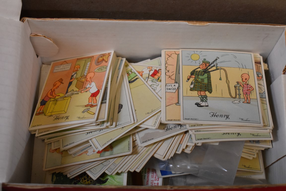 MATCHBOX LABELS, TRADE CARDS, ETC: quantity in box inc. album of Typhoo Tea cards, various cigarette - Image 4 of 4