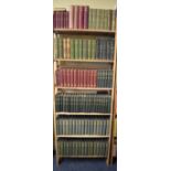 ENGLISH LITERATURE: a quantity of cloth bound literature over 6 shelves, including Bronte, Austen,
