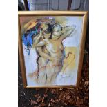 A print of nude figures.This lot can only be collected on Saturday 10th October (10-2pm)