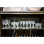 A suite of Royal Scot Crystal drinking glasses, retailed by Asprey & Garrard, with boxes.