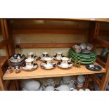 A mixed group of ceramics, to include: a set of six Coalport cabinet cups and saucers; a Royal