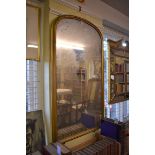 A Victorian gilt framed wall mirror, 121.5 x 67cm.