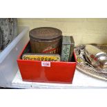 Three vintage tins, to include a 'Redbreast Flake' tobacco example.