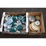 A quantity of china, to include Denby 'Wheatsheaf' pattern part tea and dinnerwares.This lot can