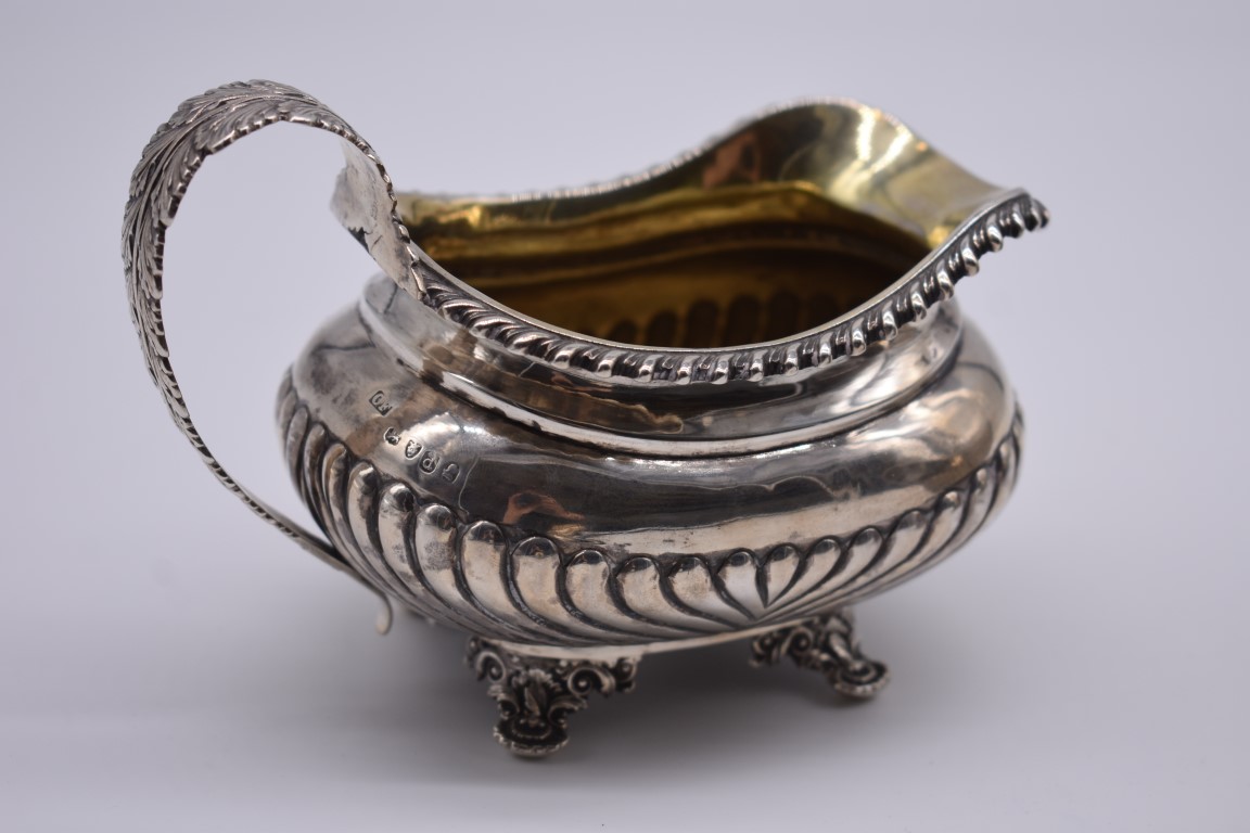 A George III silver twin handled sugar basin, by J.A, London 1799, 9.5cm high; together with a - Image 5 of 5