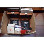 Cameras: two cased Minox 'Leica Collection' miniature cameras, comprising: M3 and IIIf; a Rollei