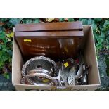 A quantity of silverplate.This lot can only be collected on Saturday 19th December (9-2pm).