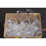 A quantity of glassware.This lot can only be collected on Saturday 19th December (9-2pm).
