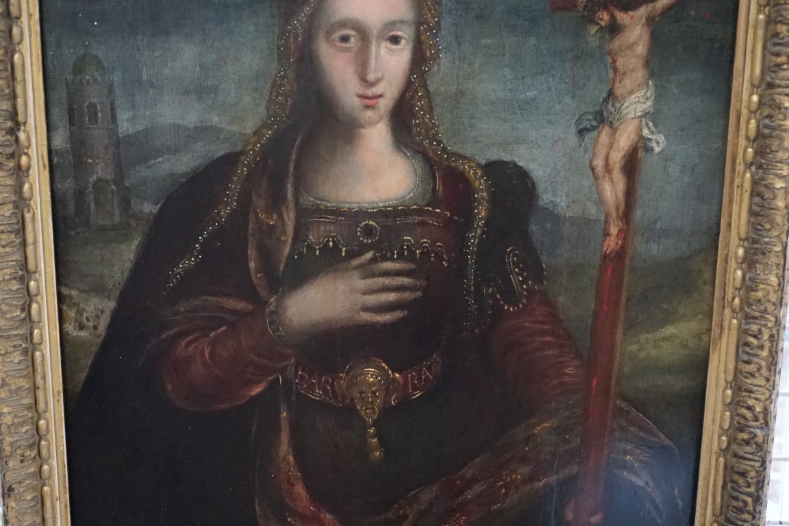 European School, 18th century, Mary Magdalene, oil on panel, 58 x 45.5cm. - Image 3 of 15