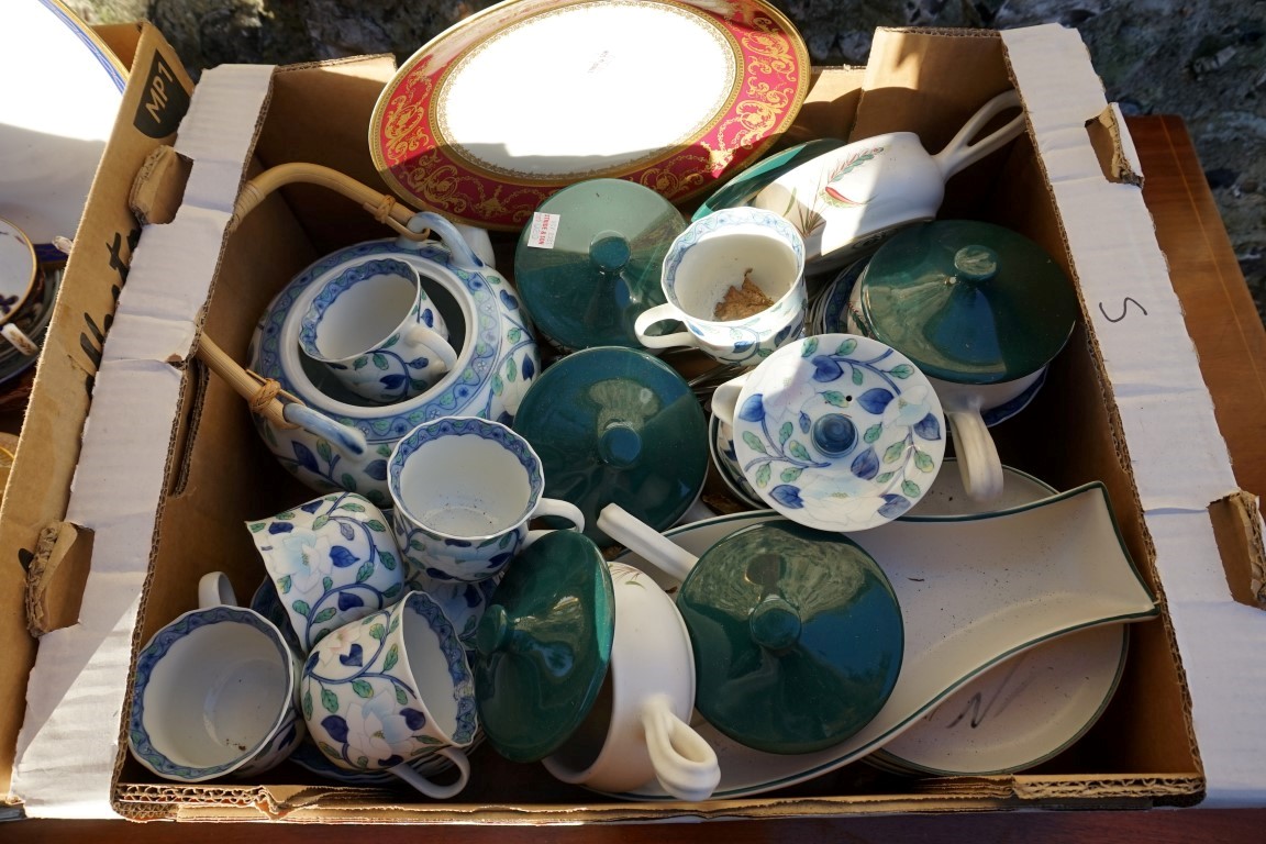 A mixed quantity of ceramics, to include Denby Greenwheat soup bowls. This lot can only be collected - Image 2 of 3