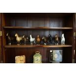 Nine Beswick horses.