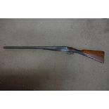 A Webley & Scott 16 bore side by side double barrel shotgun, with box lock, No. 115199, with
