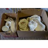 A large quantity of Copeland Spode china; together with a stoneware part teaset. This lot can only