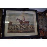 (THH) After Thomas Woodward, 'John Parker, Master of the Worcestershire Hunt', colour lithograph, 49