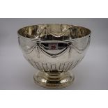 An impressive Victorian silver punch bowl, by Walter & John Barnard, London 1888, 28cm diameter,
