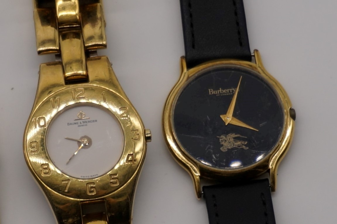 A Baume & Mercier gold plated quartz wristwatch, 30mm; together with a Barnes Jewellery Co gold - Image 4 of 6