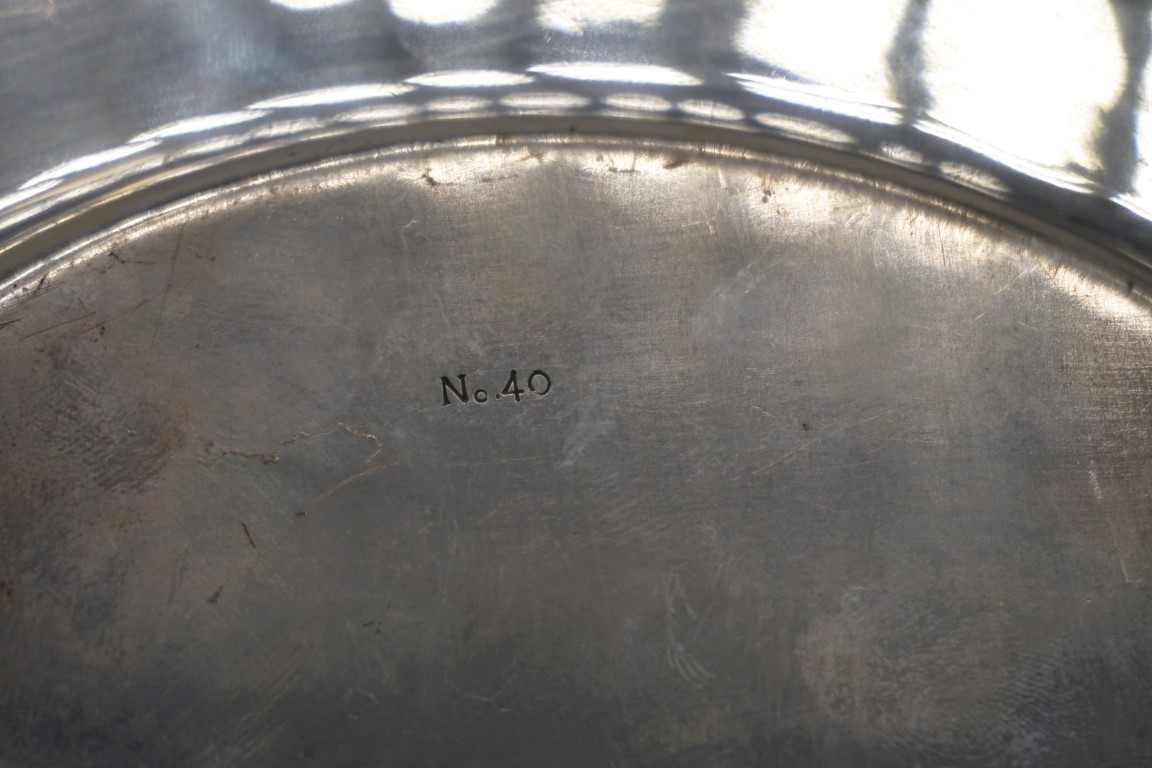 A silver Queen Elizabeth II Silver Jubilee salver, by Charles S Green & Co Ltd, Birmingham 1977, - Image 5 of 5