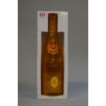 A 75cl bottle of Louis Roederer 'Cristal' 1983 vintage champagne.