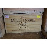 A case of twelve 75cl bottles of Chateau Mille Roses, 2005, Cru bourgeois Haut-Medoc, in owc. (12)
