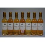 Seven 37.5cl bottles of Chateau Liot, 1998, Sauternes. (7)