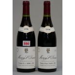 Two 75cl bottles of Morey St Denis, 1990, Domaine Pierre Amiot. (2)