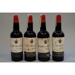 Four half bottles of Viejo Oloroso Sherry, 1830, Antonio de la Riva. (4)