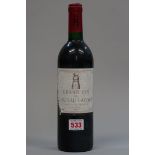 A 75cl bottle of Chateau Latour, 1985, Pauillac.