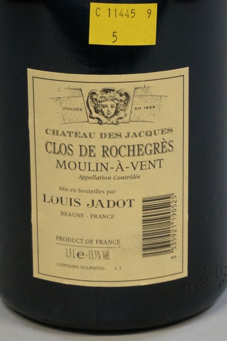 A 150cl magnum of Moulin-a-Vent Clos de Rochegres, 2003, Louis Jadot. - Image 4 of 4