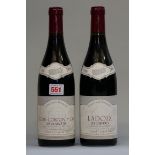 A 75cl bottle of Aloxe Corton 1er Cru Les Moutottes, 1996, Edmond Cornu; together with a 75cl bottle