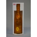 A 75cl bottle of Louis Roederer 'Cristal' 1983 vintage champagne.