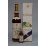 A 70cl bottle of The Macallan 18 year old 1974 vintage whisky, 43% abv, bottled in 1993, in original