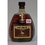 A 70cl bottle of Hine VSOP fine champagne cognac.