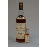 A 75cl bottle of The Macallan 10 year old whisky, 1980s bottling, bottled exclusively for the