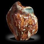 Interior Design/Minerals: A jasper freeform, Madagascar, 37cm high