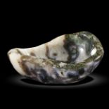 Interior Design/Bowls: A moss agate bowl, South Africa, 29cm diameter