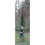 Garden statues/sculpture: † Zenith, Stainless steel, 400cm high