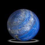 Interior design/minerals: A Madani quality lapis lazuli sphere, 15cm diameter, 5.5kg