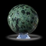 Interior design/minerals: A Kambaba jasper sphere, Madagascar, 16cm diameter