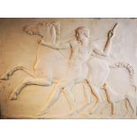 Architectural: After the Antique: A British Museum fibreglass classical relief of a scene from the