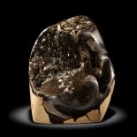 Interior design/minerals: A crystalised septarian geode, Madagascar, 13cm high
